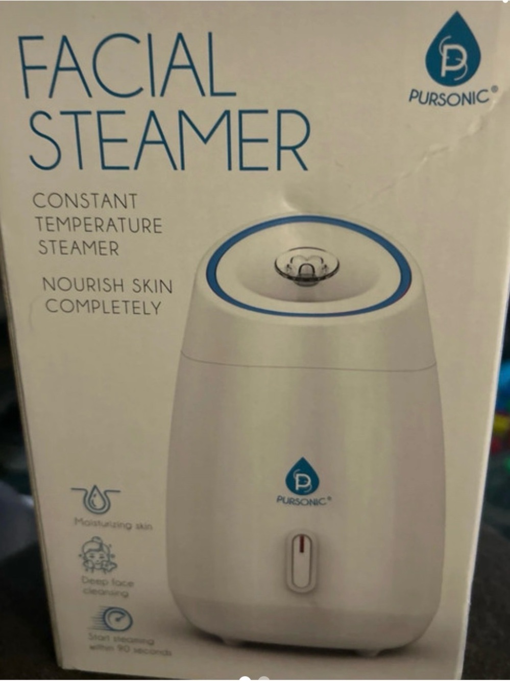 Pursonic Facial Steamer - White Hydrating Home Steamer
